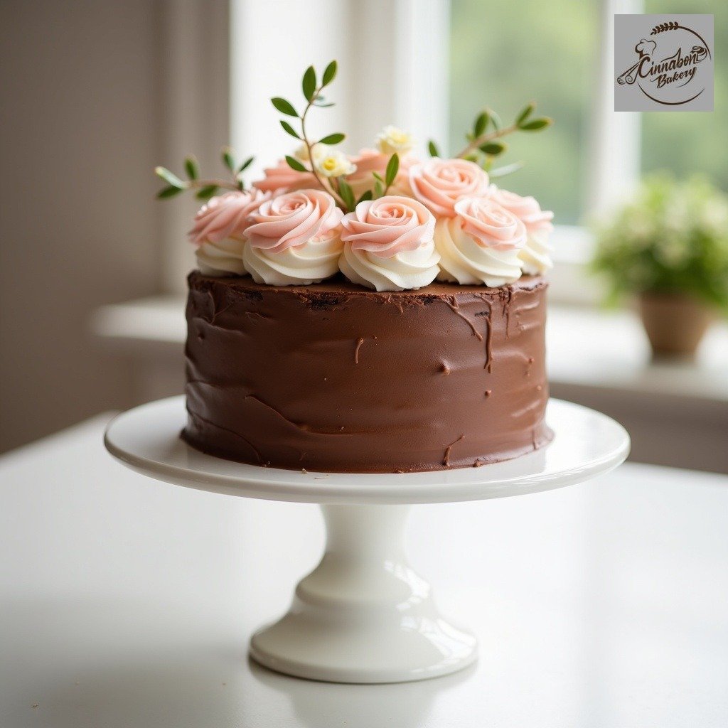 Baby Shower Chocolate Cake