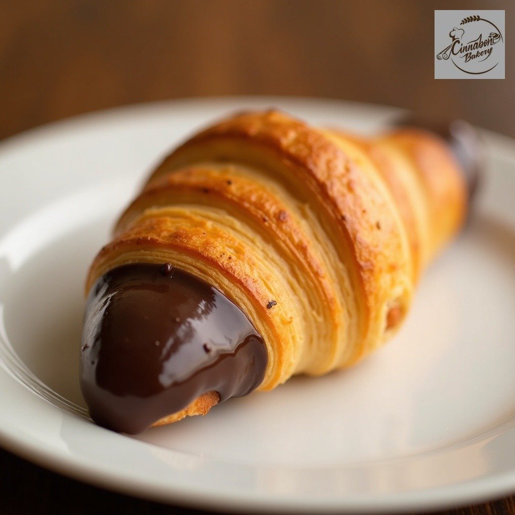 Chocolate Dip Croissant