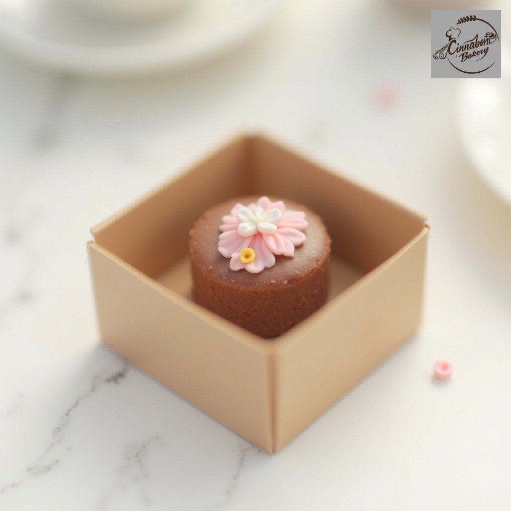 Chocolate Ganache Bento Cake