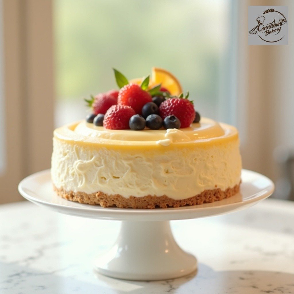 Fruit-Topped Classic Cheesecake – Perfect for Any Time