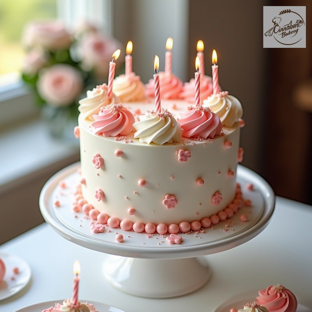 Pearl Blossom Cake