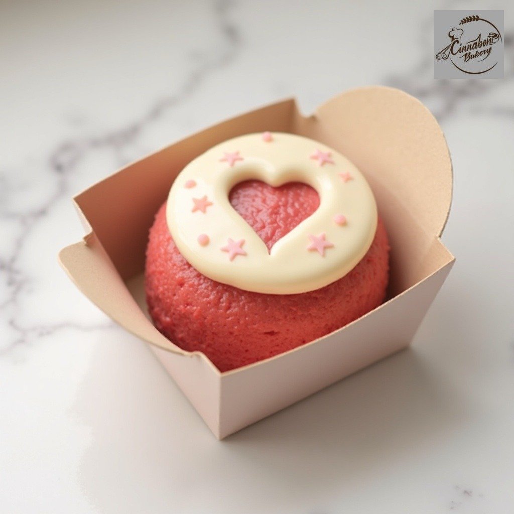 Heart Beat Red Velvet Bento Cake