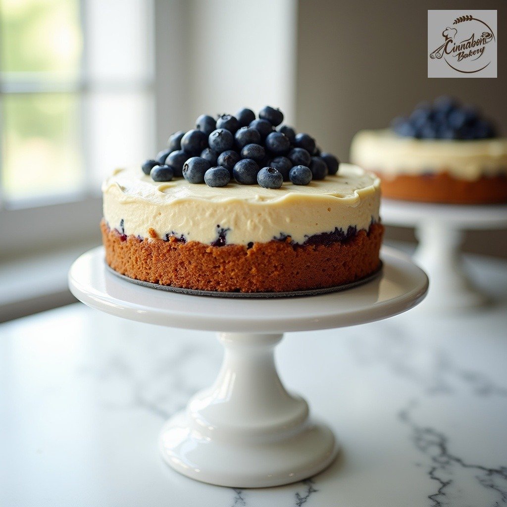 Rich Blueberry Cheesecake